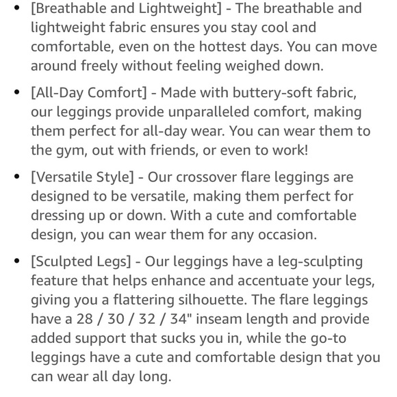 Sunzel Flare Leggings, Crossover with Tummy Control, High-Waisted, Wide Leg - Picture 7 of 7